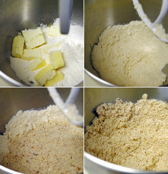 The process of making Salted Almond Cookies