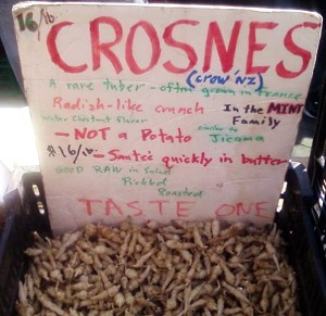 A Farmer's Market Find: Cosnes