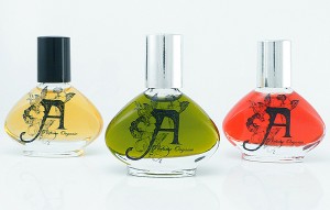 A Perfume Organic: (from left to right) Urban Organic, Green, and Perfumed Wine - Rose