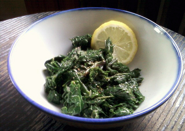 Cold, Quick Greens: Purple Kale