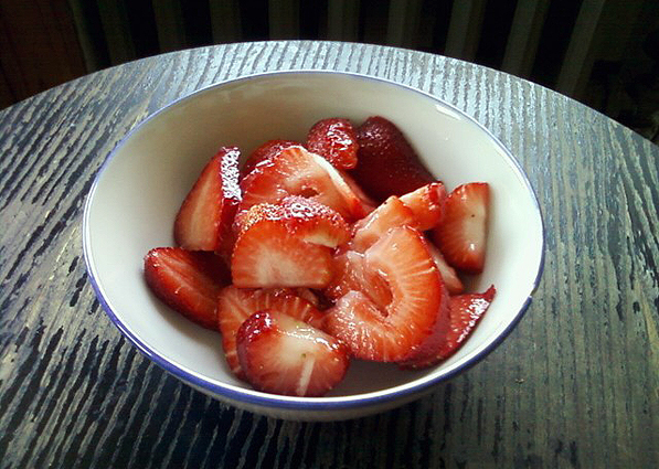 Strawberries from the farmer's market