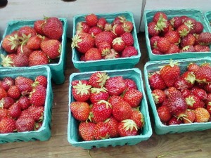 Strawberries at the Farmer's Market