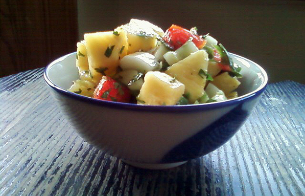 Pineapple Tomato Salad