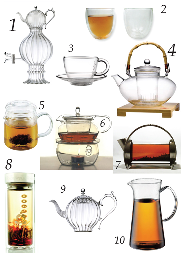 Teaspoons and Petal's Guide to Glassware for Tea