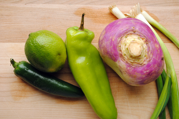 Turnip Salsa Ingredients