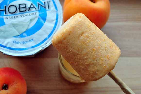 A Taste of Chobani Apricot Yogurt Popsicle