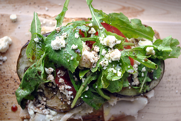 FrugivoreMag.com: Mediterranean-Inspired Open-Faced Sandwiches