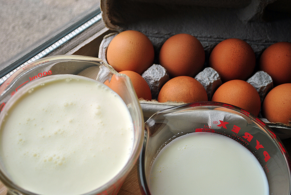 Organic Milk, Cream and Eggs from Bedstuy Farmshare