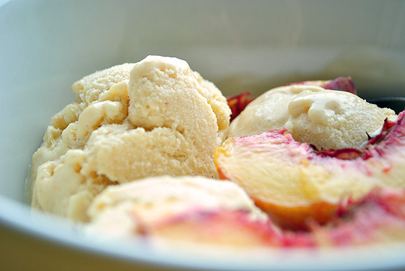 Honey Peach Ice Cream