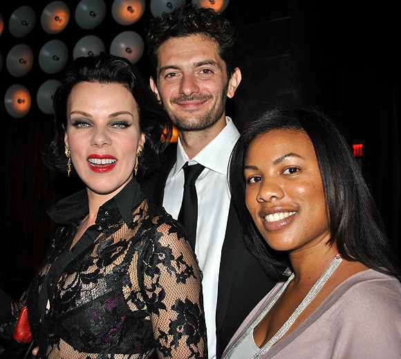 Debi Mazar and Gabriele Corcos of Extra Virgin with Janelle Carter of CorkChronicles.com