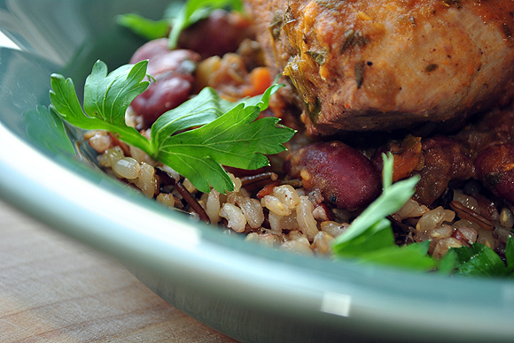 Red Beans and Chicken with Wild Rice