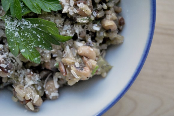 Black-eye Pea and Wild Brown RiceRisotto