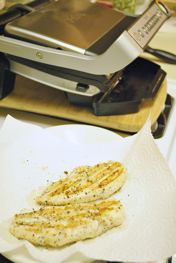 T-fal OptiGrill with Grilled Chicken