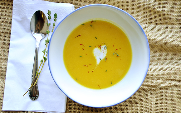 Saffron Butternut Soup