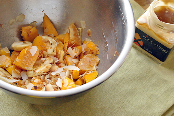 Coconut Fruit Salad Topping