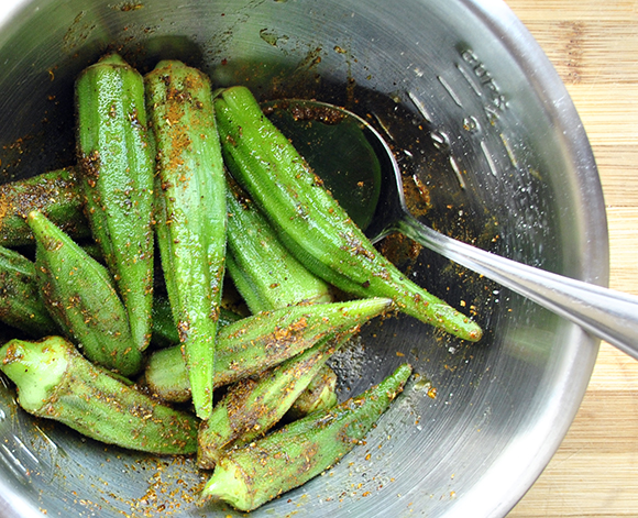 West African Curry Spice Okra
