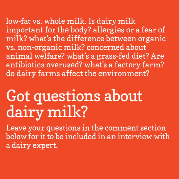 Got (a Question About Dairy) Milk? My Life Runs on Food