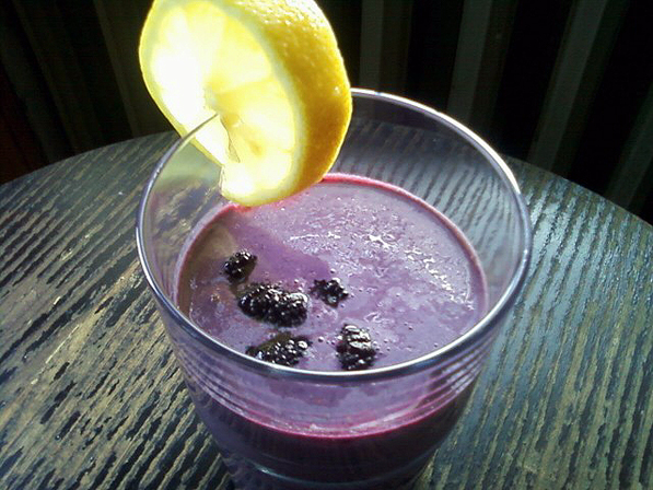 #SmoothieNumbers 6: Mulberry and Peach